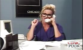 Naughty Doctor Invites Sexy Interns to His Bedroom