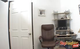 Her Stepdad Seduced by the BlackHaired Hottie