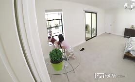 Excited Stepsis Takes Advantage Of Her Sexy Brothers Penis in Bed